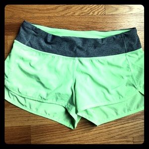 lululemon athletica Shorts - Lululemon EUC Sz 6 lime green speed shorts lululemon athletica Shorts - Lululemon EUC Sz 6 lime green speed shorts